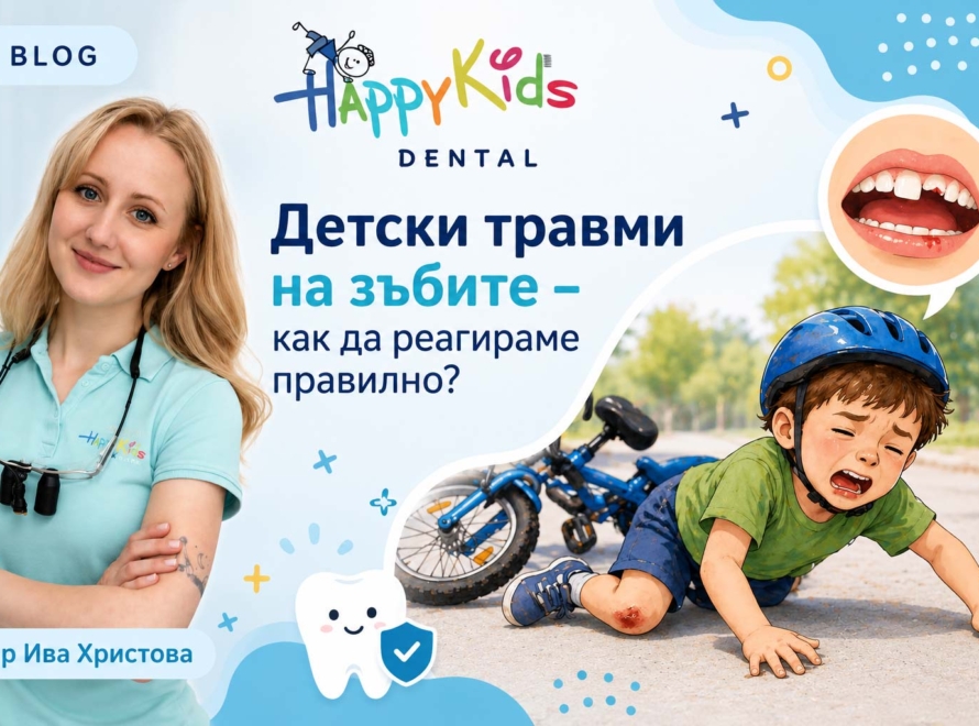 Детски травми на зъбите